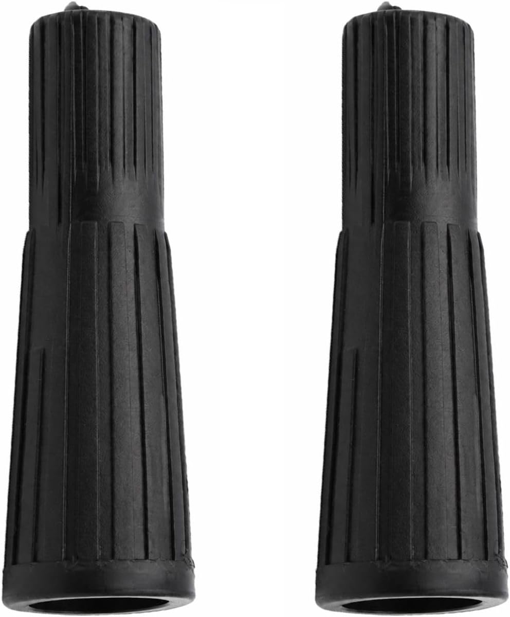 2Pcs Window Squeegee Adaptor Female Threaded Extension Pole Adapter Black | (22*95*30mm) Plastic Threaded Adapter for Most Standard Extension Poles, Window Scrapers and Cleaning Tools