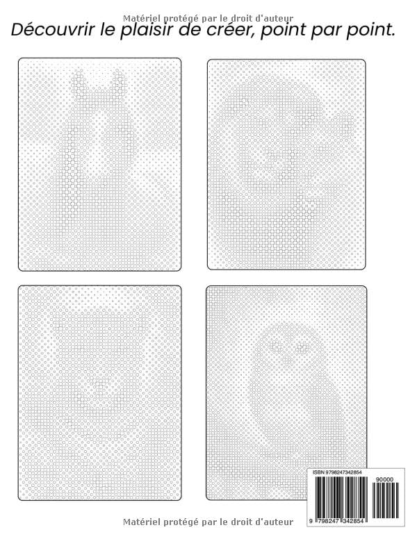 Image secondaire de Livre de Coloriage Dots Mystère : Animaux de la Forêt pour Adultes