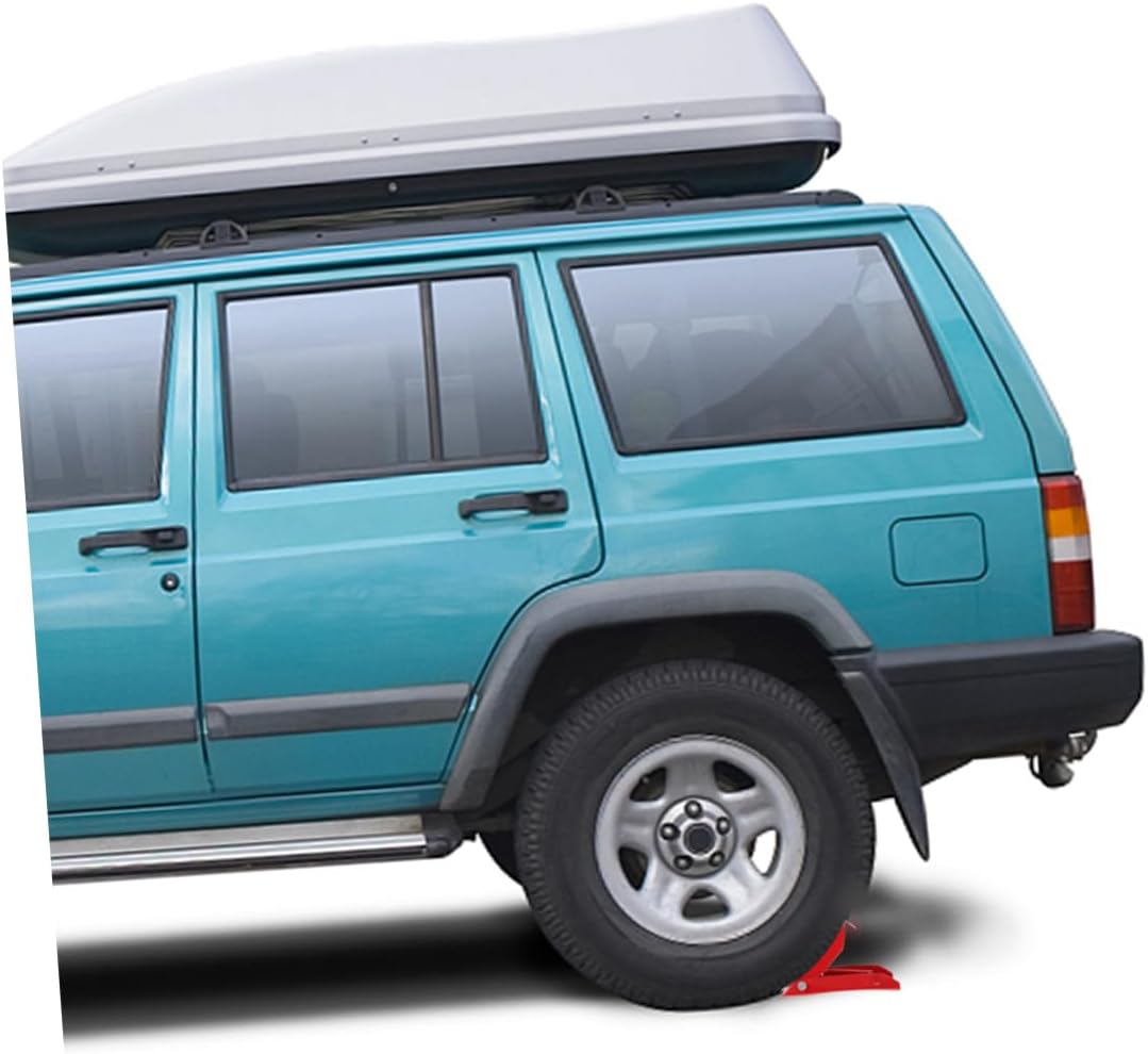 Zerodeko 2pcs Car Wheel Chocks for Secure Vehicle Parking Tire Stabilizers for Trucks and Rvs Prevents Accidental Rolling Portable Wheel Stopper