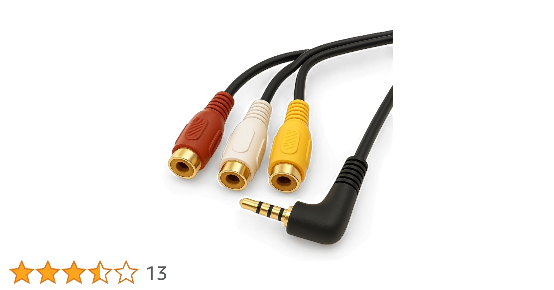 映像用ケーブル多数 RCA端子付き 楽天市場】AV端子変換ケーブル 1.5~3m 全3種 テレビ対応 3.5mm4