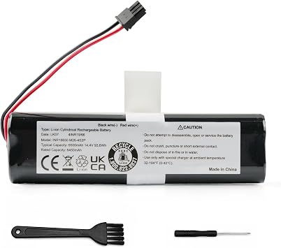 Upgraded 6500mAh Replacement Battery Compatible with Eufy RoboVac X8, RoboVac X8 T226X, RoboVac X8 Hybrid White, RoboVac X8 Pro, RoboVac X8 Pro SES Robot Vacuum Part Number PA61