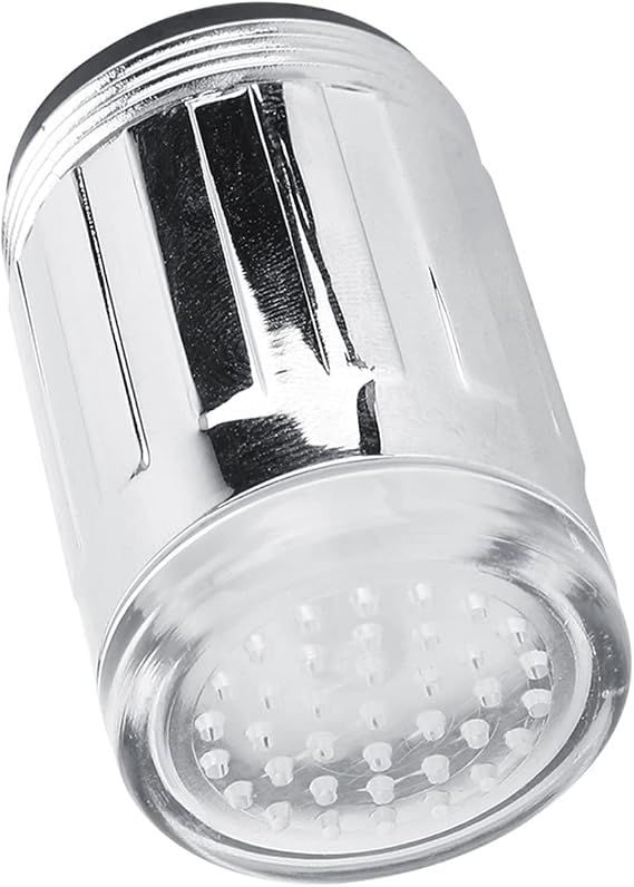 LED Water Faucet Light, Temperature Sensor Stream Waterfall of Light, 3 Color LED Light Changing Glow, Light Faucet, Water Tap