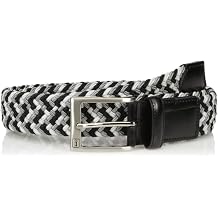 PGA TOUR Mens Multicolor Stretch Braid Mens Belt Accessory