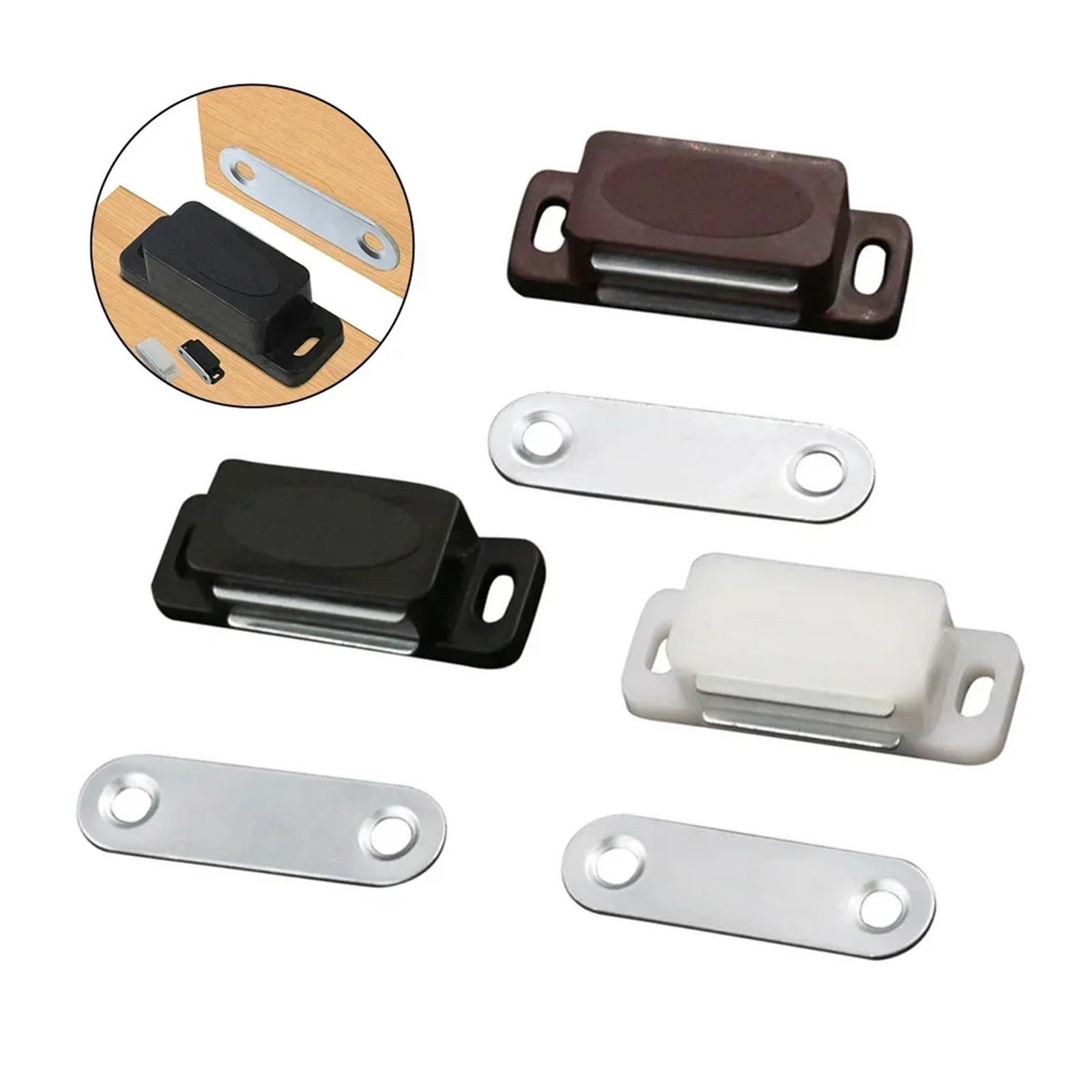 Chiusura magnetica for armadio con magnete in ferro ABS