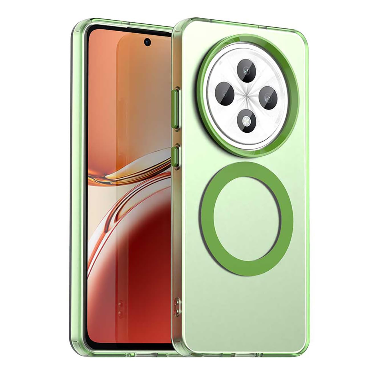 Oppo Reno 12 5G MagSafe Matte PC Hard Back Cover Ultra Thin – BT Limited Edition Store