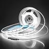 Aclorol USB COB LED Strip Lights 2M for TV 5V USB Powered LED Tape Lights Daylight White 6.56FT 320LedsM 6000K COB Flexible Light Strip TV Led Backlight for Bedroom Under Cabinet Kitchen DIY