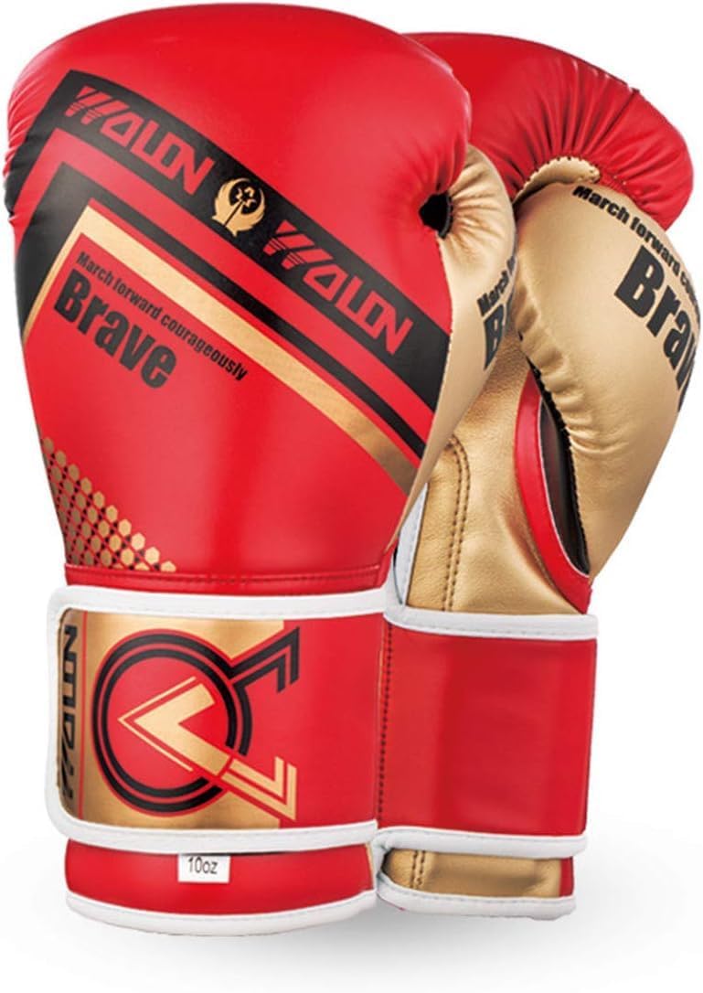 Durable Explosion Proof Boxing Gloves for Men & Women, Muay Thai Sanda Sanda Bag for Adults, Special Training Combat Gloves, Black, 8oz