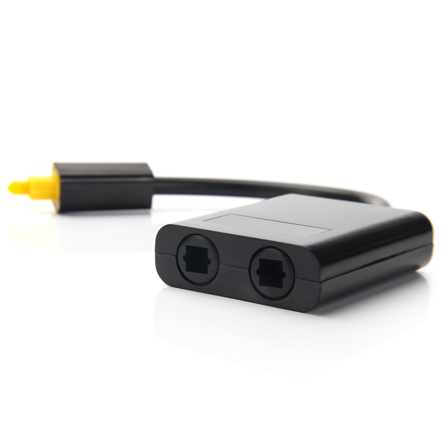 tisino Optical Cable Splitter 1 in 2 Out Toslink Digital Optical Audio Splitter Fiber Optical Splitter