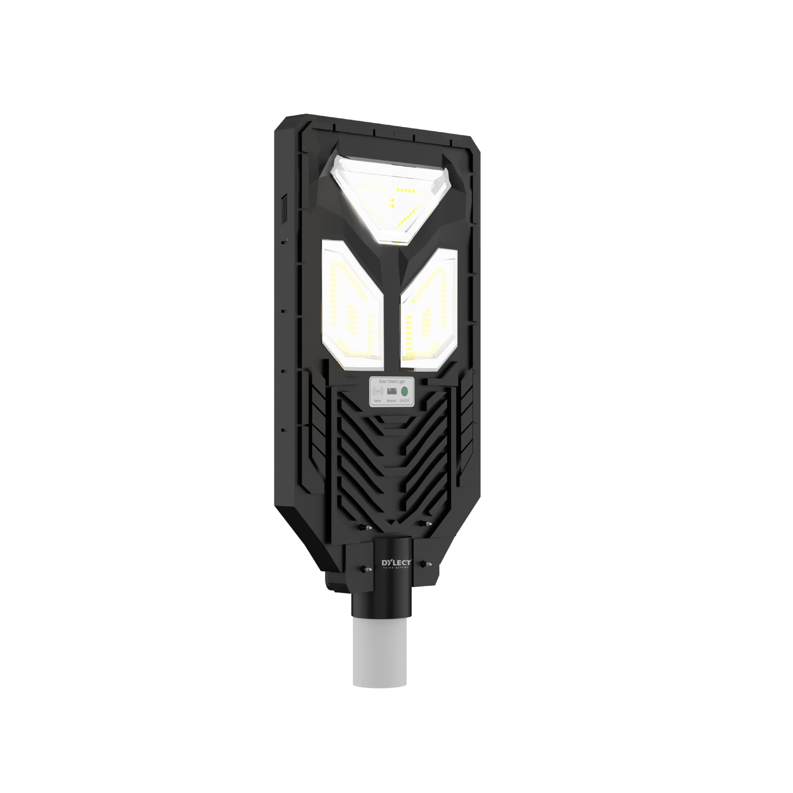 Dylect® Eco Solar Street Light – 300W Outdoor LED with Automatic Light Sensor, Remote Control & 12-Hour Runtime, for Home, Garden &Pathway | Cool White 6500K, IP64 Waterproof,ABS+PC Built (w/o Rod)-image-38