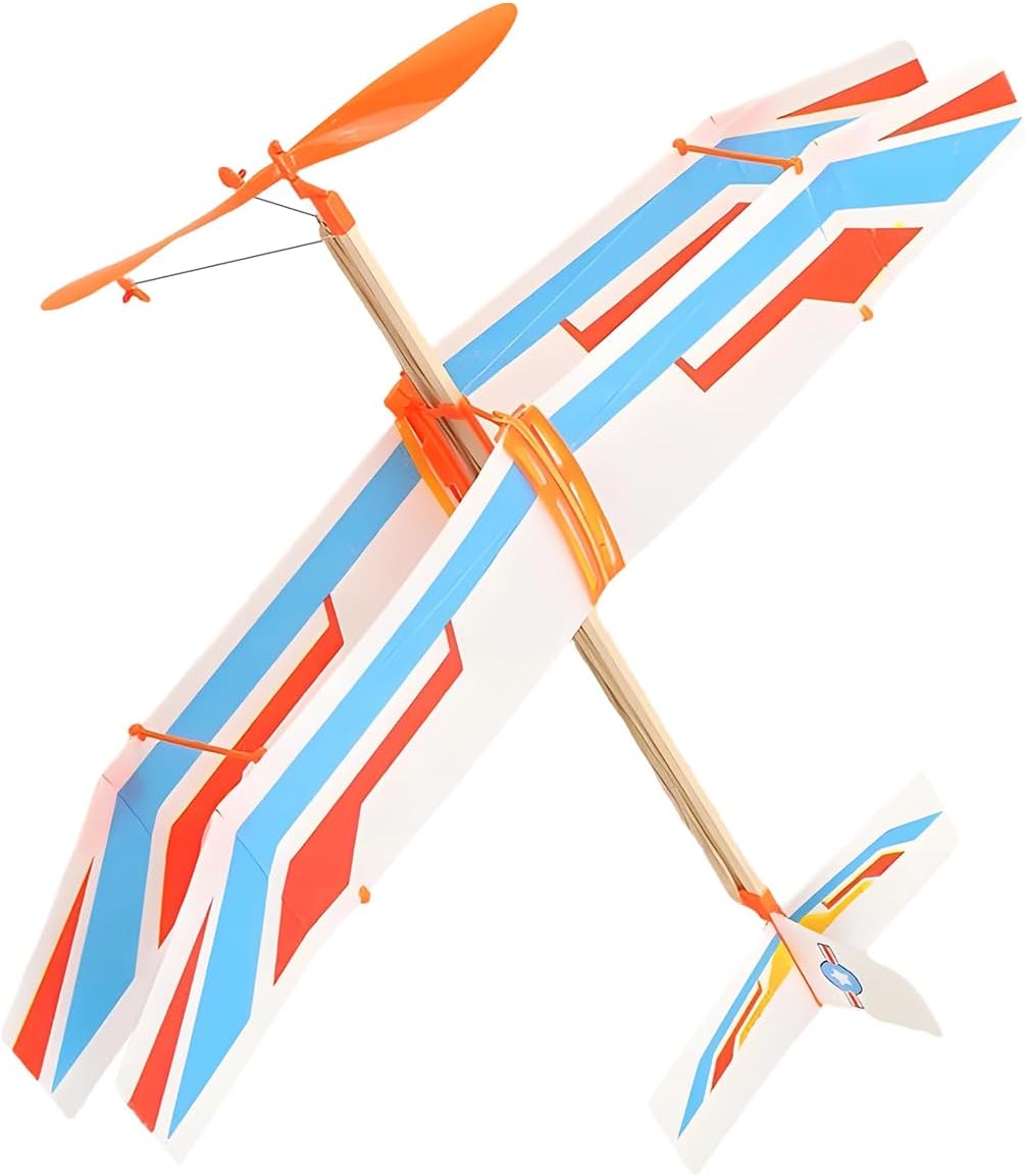 Rubber Band Airplane | Flying Glider Toys - | Throwing Glider Airplanes Toy Flying Gliders Aircraft | Rubber Band Airplane Kit | for Boys Girls Adults Students Outdoor Sports Kids Camping Garden