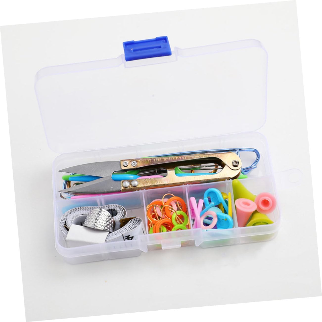 Hohopeti Basic Knitting Tools Kit Sewing Accessories for Household DIY Lightweight and Portable for Beginners and Craft Lovers