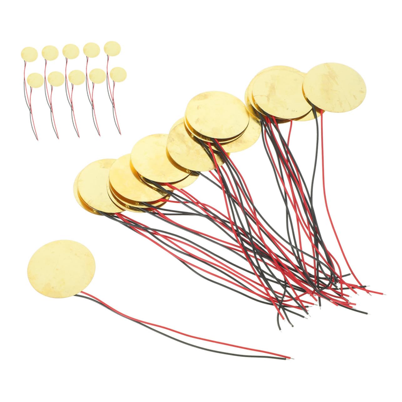 SUPVOX Element 40pcs Discs for Guitar Leads Acoustic Instruments Accessories Music Trigger