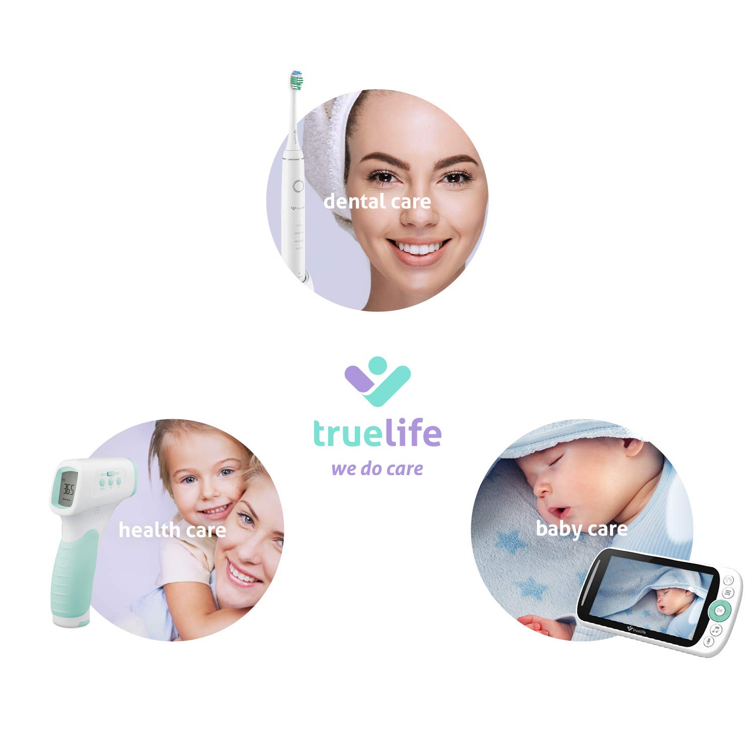Video baby monitor TrueLife NannyCam H32, videocamera digitale per il tuo bambino, display LCD a colori, termometro ambiente, modalità notte, 8 melodie, regime VOX