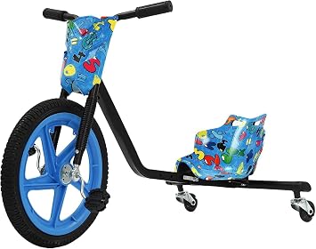 Drift Pedal Trike for Kids, 360 Degree Drifter for Boys and Girls, Rear Wheel with Lights A