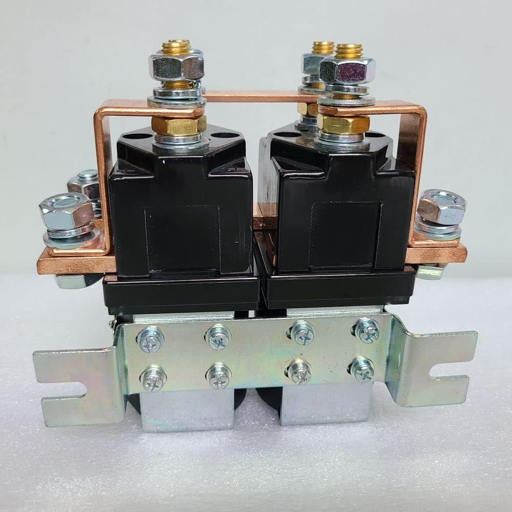 Motor Reversing Contactor SW202 24V 400A Changeover Solenoid Relay Replace Albright SW202 24 Volt Coil 400 Amp Reverse Polarity Switch