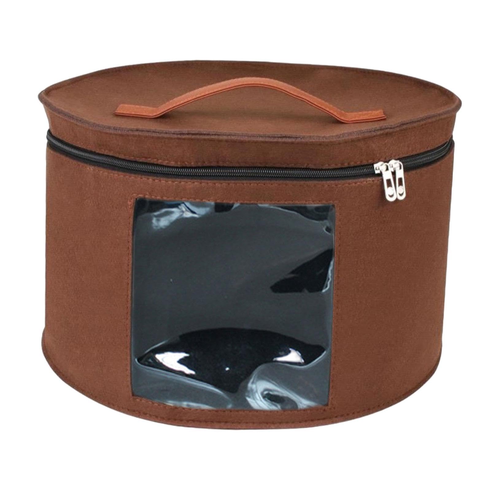 Boîte à Chapeaux avec Couvercle Antipoussière pour Dressing Organisé