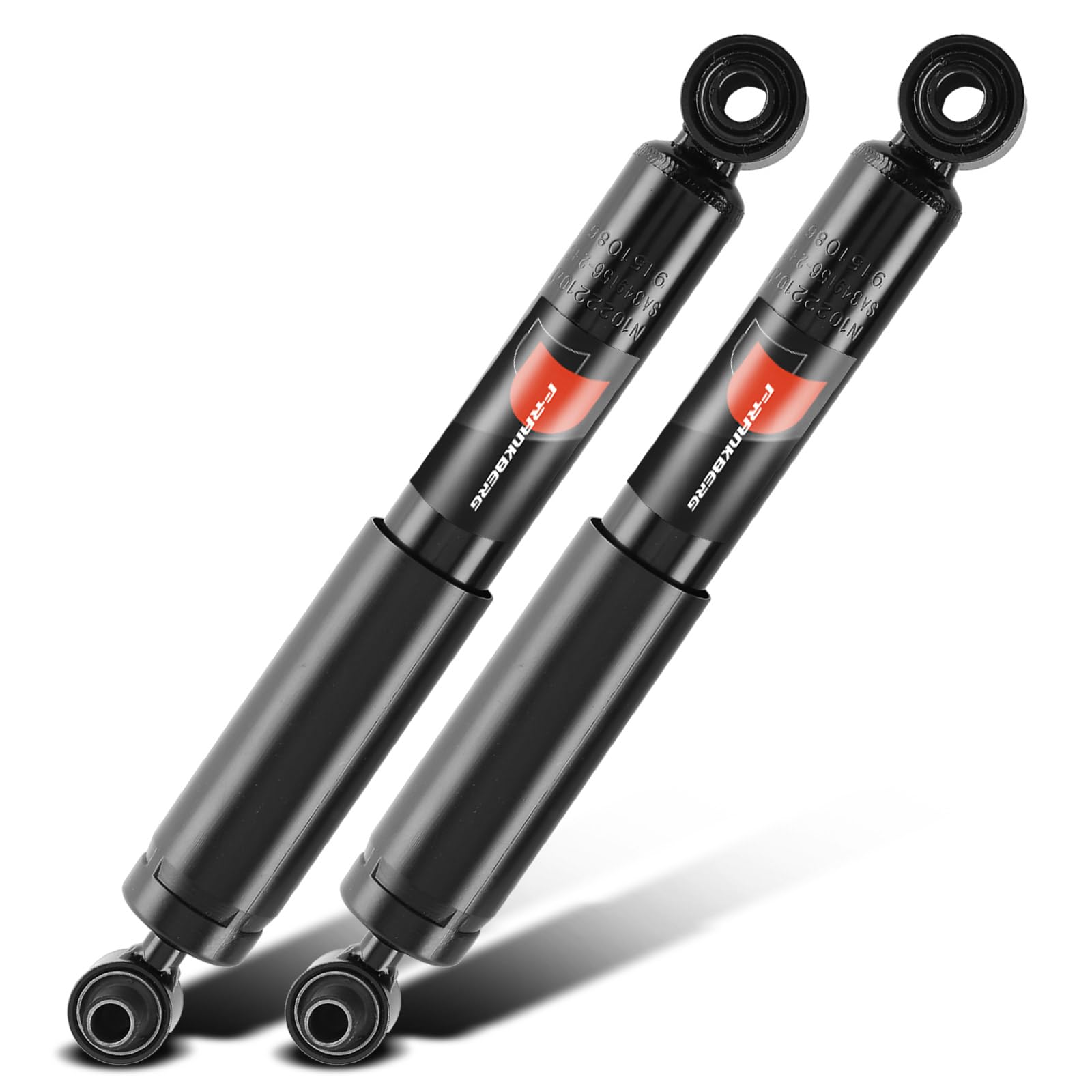 Frankberg 2 amortiguadores traseros 396 mm presión de gas 5206YQ | Compatible con: Tipi de socio, DS5, Berlingo Multispace B9, DS5 KF
