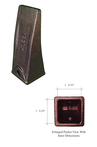 Miniatura 3 de 5 - Mini dientes de cucharón para excavadora, vástagos y pasadores soldados - X156L, T230X156, P156