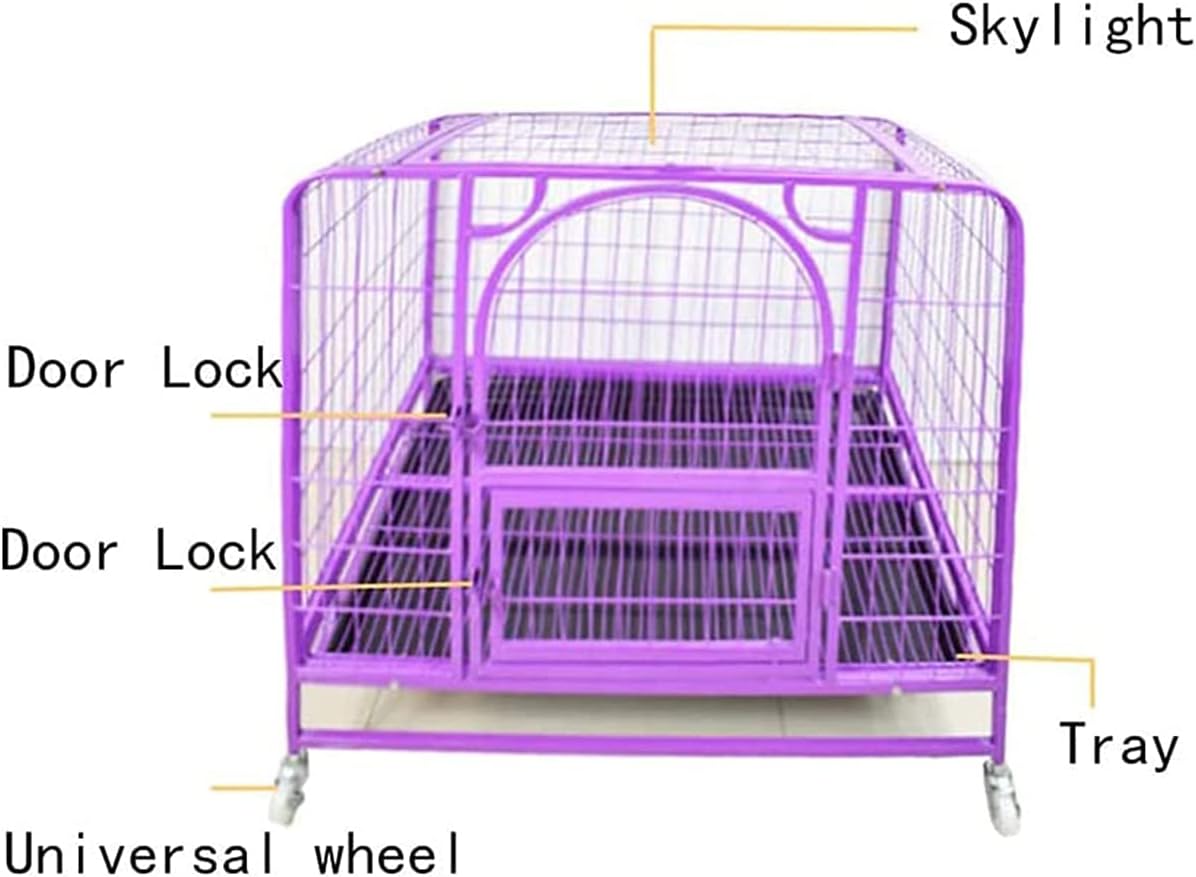 TUIYIDUO 犬のケージ ペットケージ 屋根付き110x72x101.5cm 楽天市場