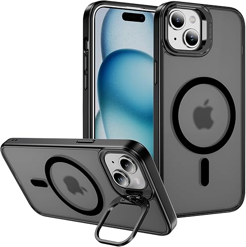Hitaoyou for iPhone 15 Case Compatible with Magsafe, Translucent Matte Camera Ki