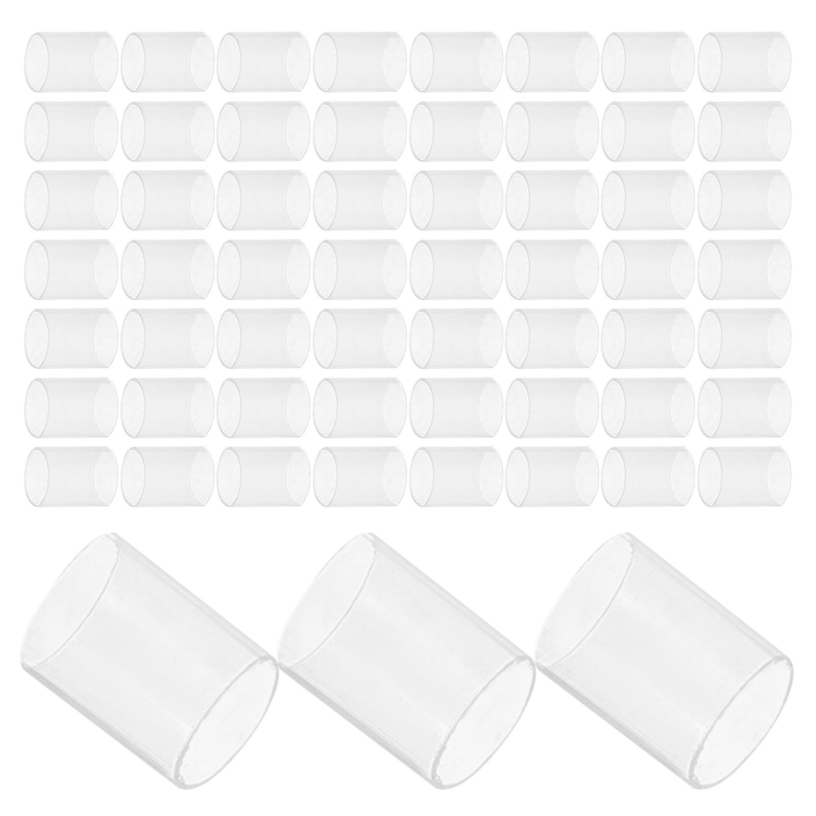Relleno de Almohada Transparente de Tubo PE Flexible 6x8mm 1 Kg para Cojines Decorativos y Sofá, Inserto Portátil y Transpirable para Manualidades y Costura