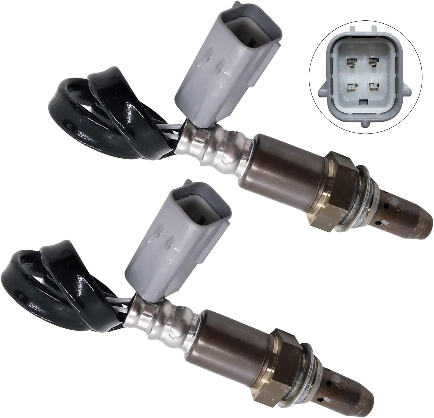 2Pcs Air Fuel Ratio O2 Sensor Oxygen Sensor Upstream Fit For 2007 Infiniti G35 QX56 Nissan Armada Titan 350Z Frontier Pathfinder Xterra 3.5L 4.0L 5.6L 234-9072 234-9072