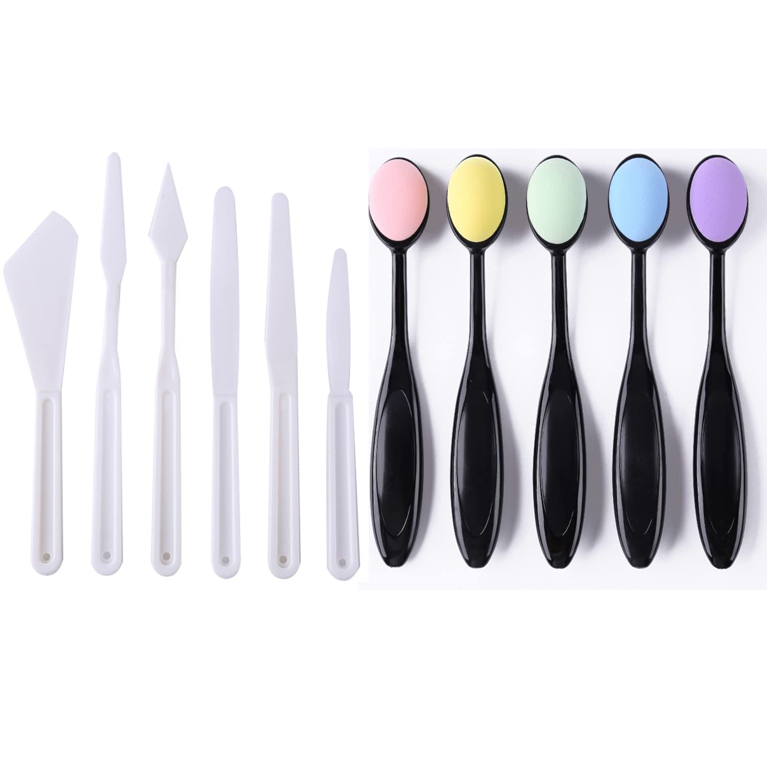 Lot De 5 Mini Pinceaux Pour Mélange De Peinture à L'encre