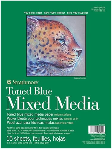 Miniatura 15 de Strathmore Papel de medios mixtos tonificados Tonificado Bronceado 9 "X12"-15 Hojas -62462209