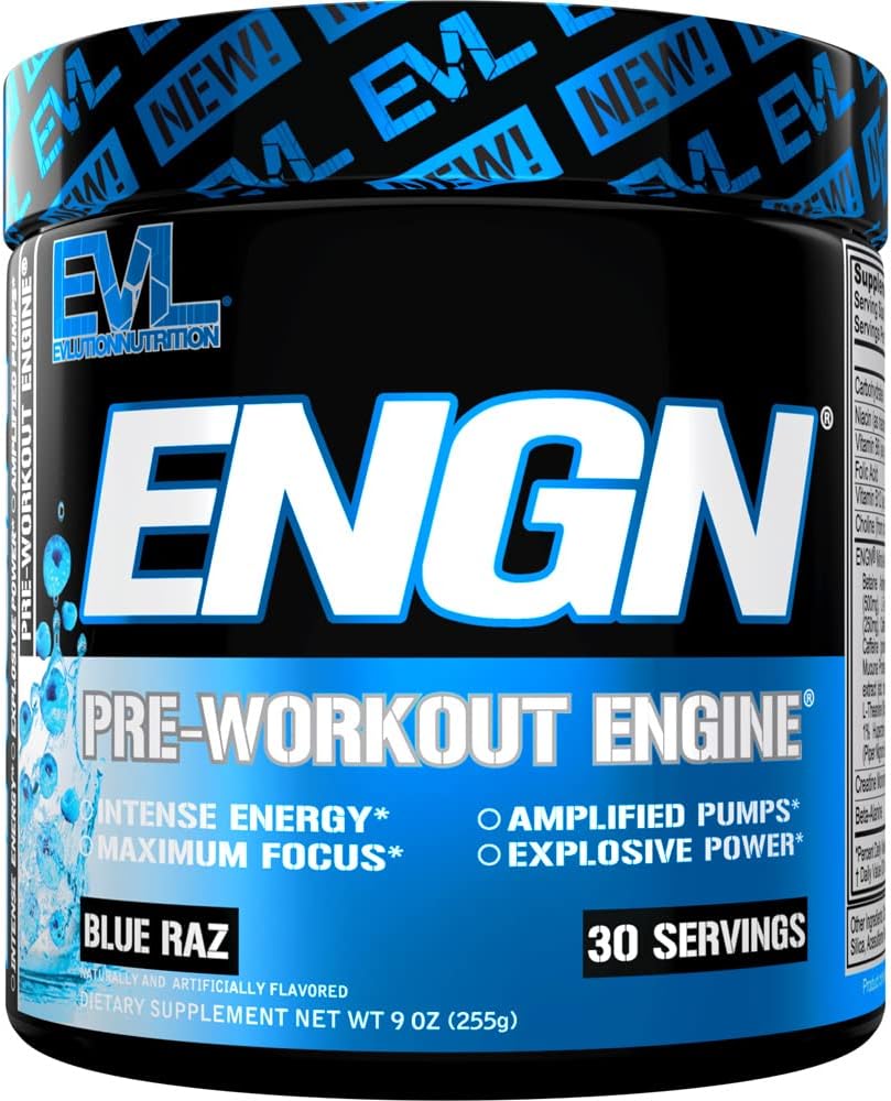 EVL Intense Pre Workout with Creatine Pre Workout Powder