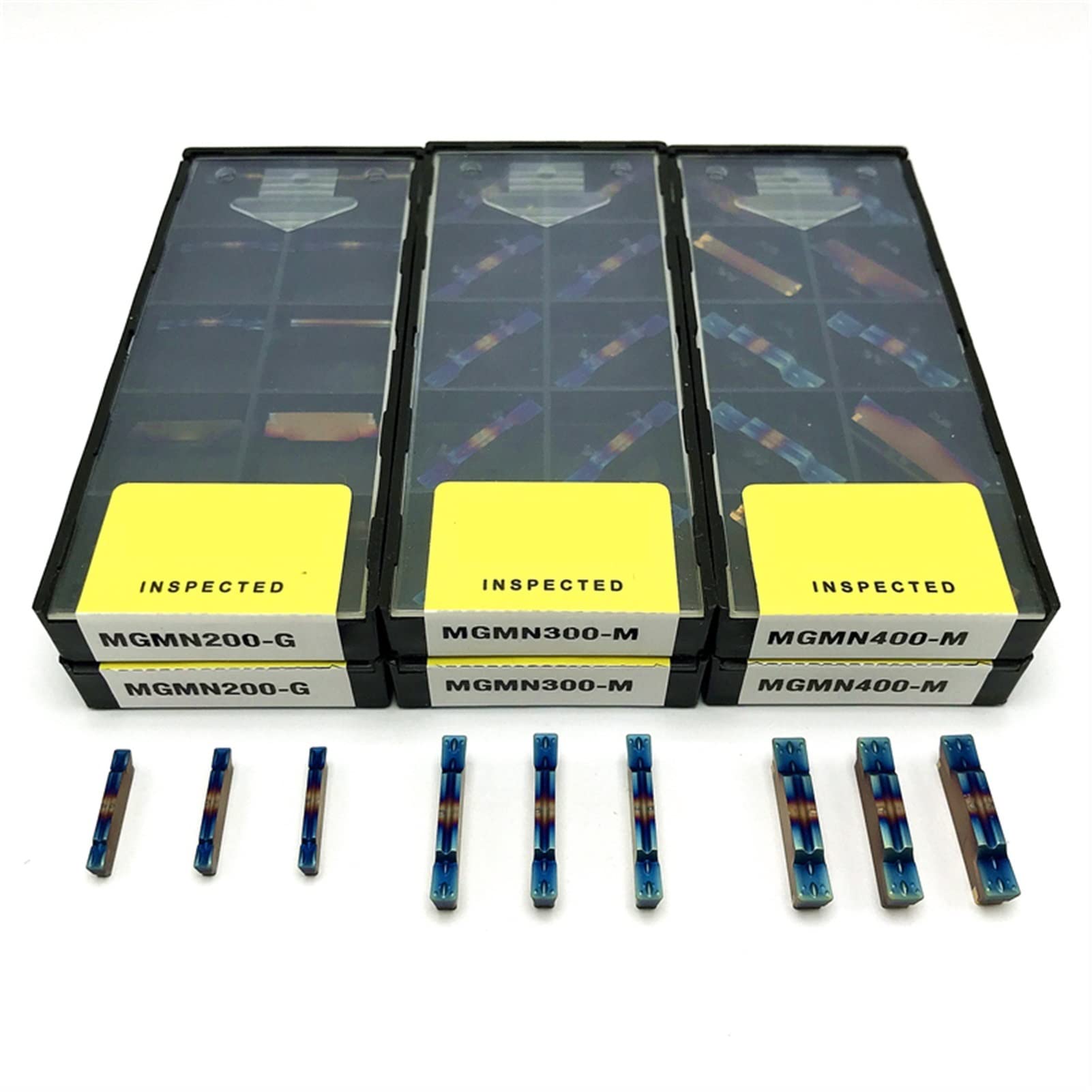 TMP1105 Grooving Turning Carbide Insert Nano Coating for Stainless Steel CNC Grooving Insert Cutting Tool (Angle : MGMN300-M, Shank Diameter : 10PCS)