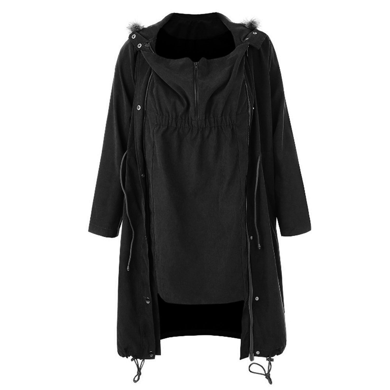 Hanraz Umstandsjacke Winter Elegant Tragejacke Umstandskleidung Bequemes Jacken Für Schwangere Winter Umstandsmode Schwanger Winterjacke Puffer Jacket