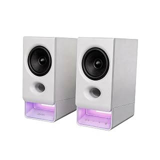Edifier R20BT Enceintes USB Bluetooth 6.0 Hi-FI sans Fil, Blanc - Les Beatles, Paul McCartney, John Lennon, RIngo Starr, George Harrison