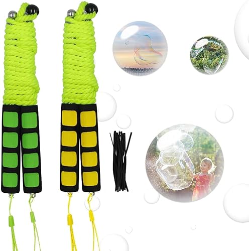 Ubitree 2-Pack Giant Bubble Wands – Stainless Steel Telescopic Bubble Blower Sticks for Kids & Adults – Outdoor Bubble Maker Toy for Lawn, Park, Beach, Birthday Parties & Summer Fun - Thumbnail 7