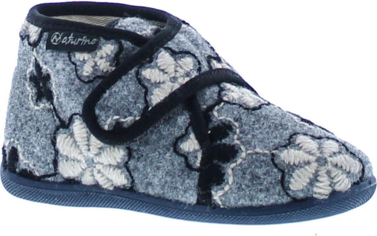 Naturino Girls 7452 Snowflake Natural Wool Home Slippers