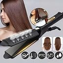 DOKMOE Hair Straightener Professional Glider Ceramic Tourmaline Ionic Flat Iron, Straightens & Curls with Four Adjustable Temperature, Hair Treatment Styling Tools, Wide Plate for All Hair Types gallery image
