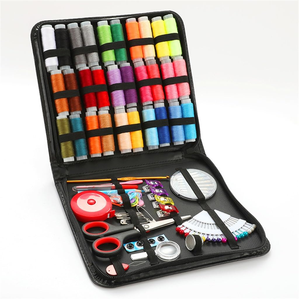 Bandnadel-Set, tragbar, funktional, Nadeltasche, zum Nähen, Handnähen, Nadelbox, 30 Farben
