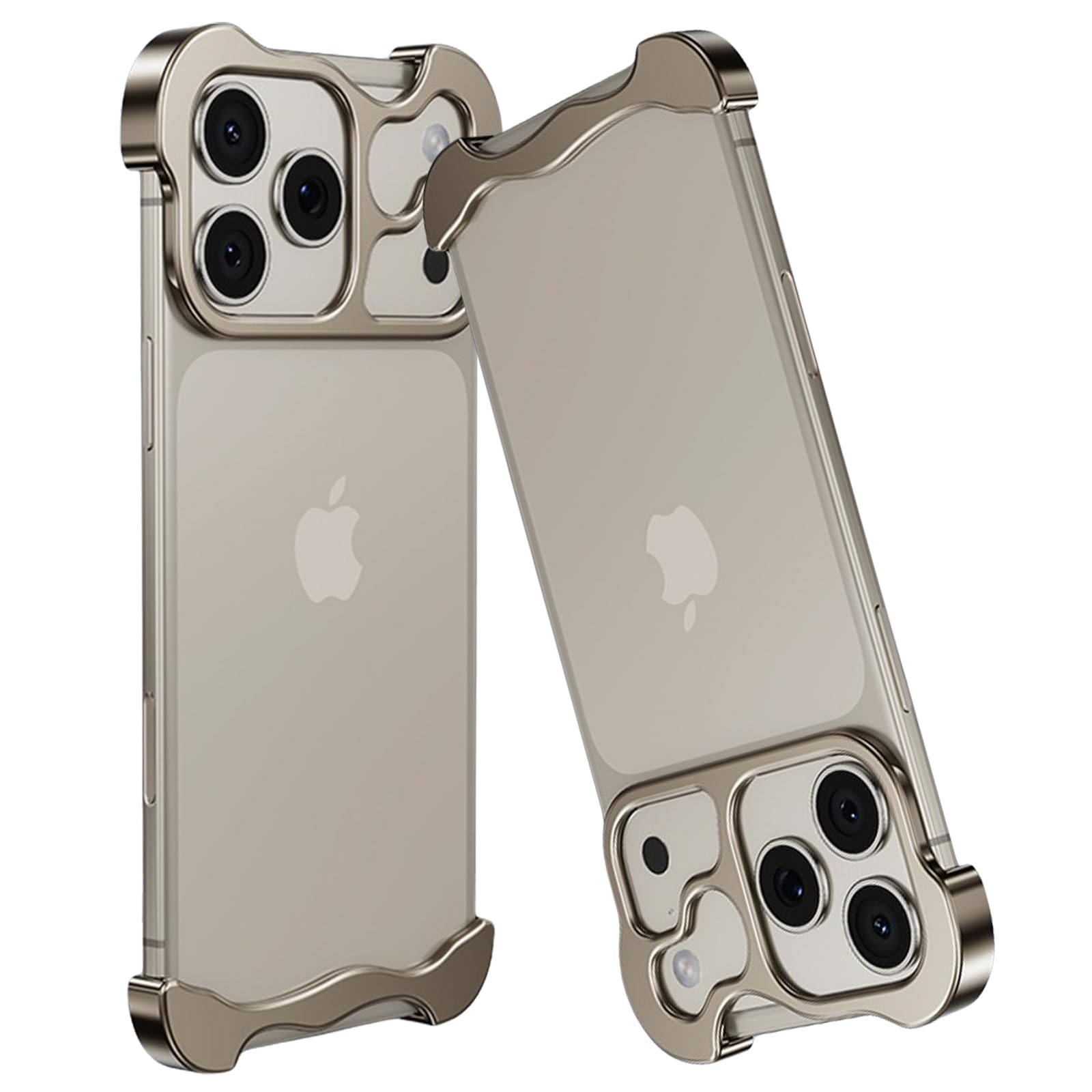Coque sans cadre iPhone 17 Pro Max antichoc mince avec protecteur objectif - 8