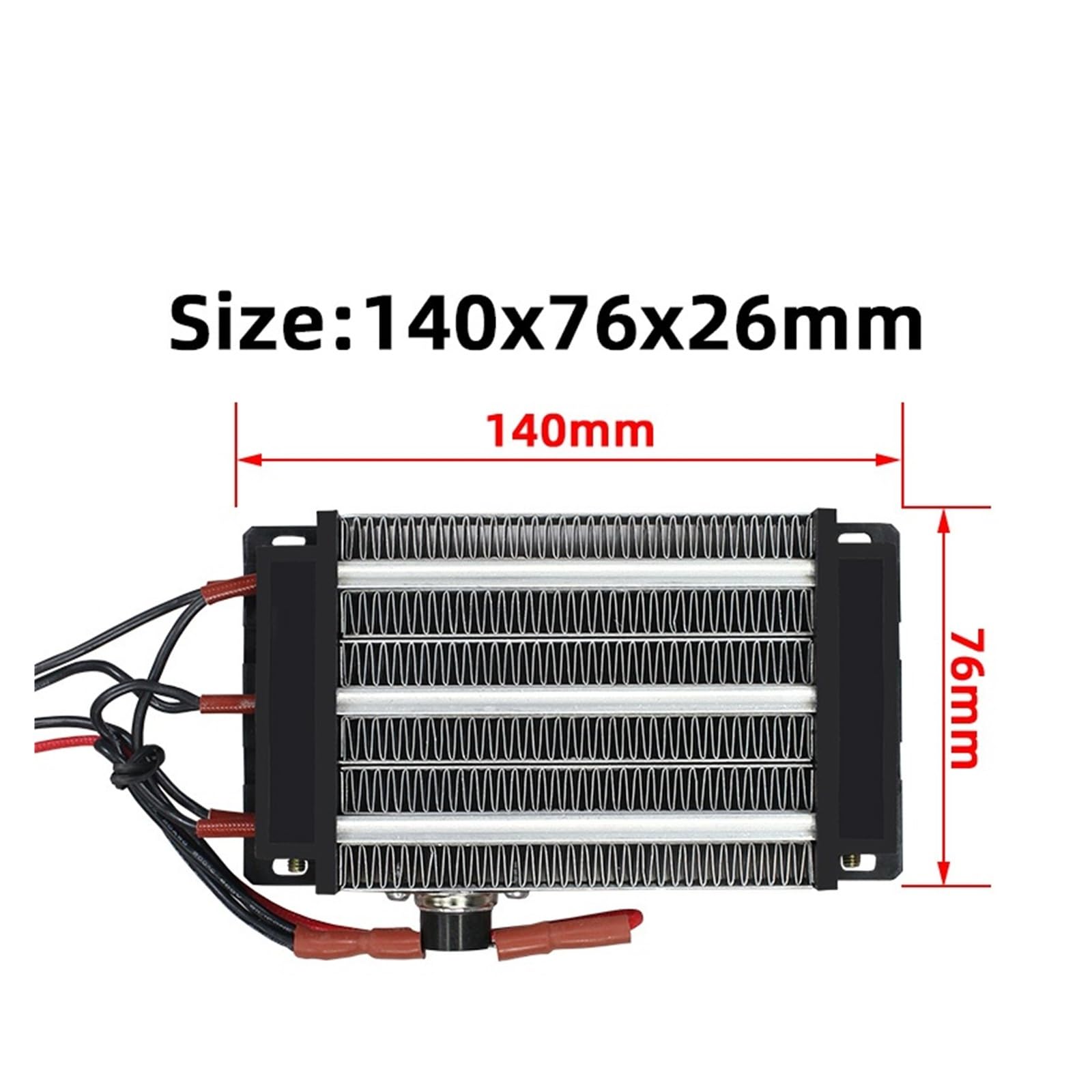 Calentador De Aire Cerámico PTC, 220 V, 750 W, CA/CC, Aislamiento Termostático, Elemento Calefactor PTC 96A3, 140 X 76 Mm