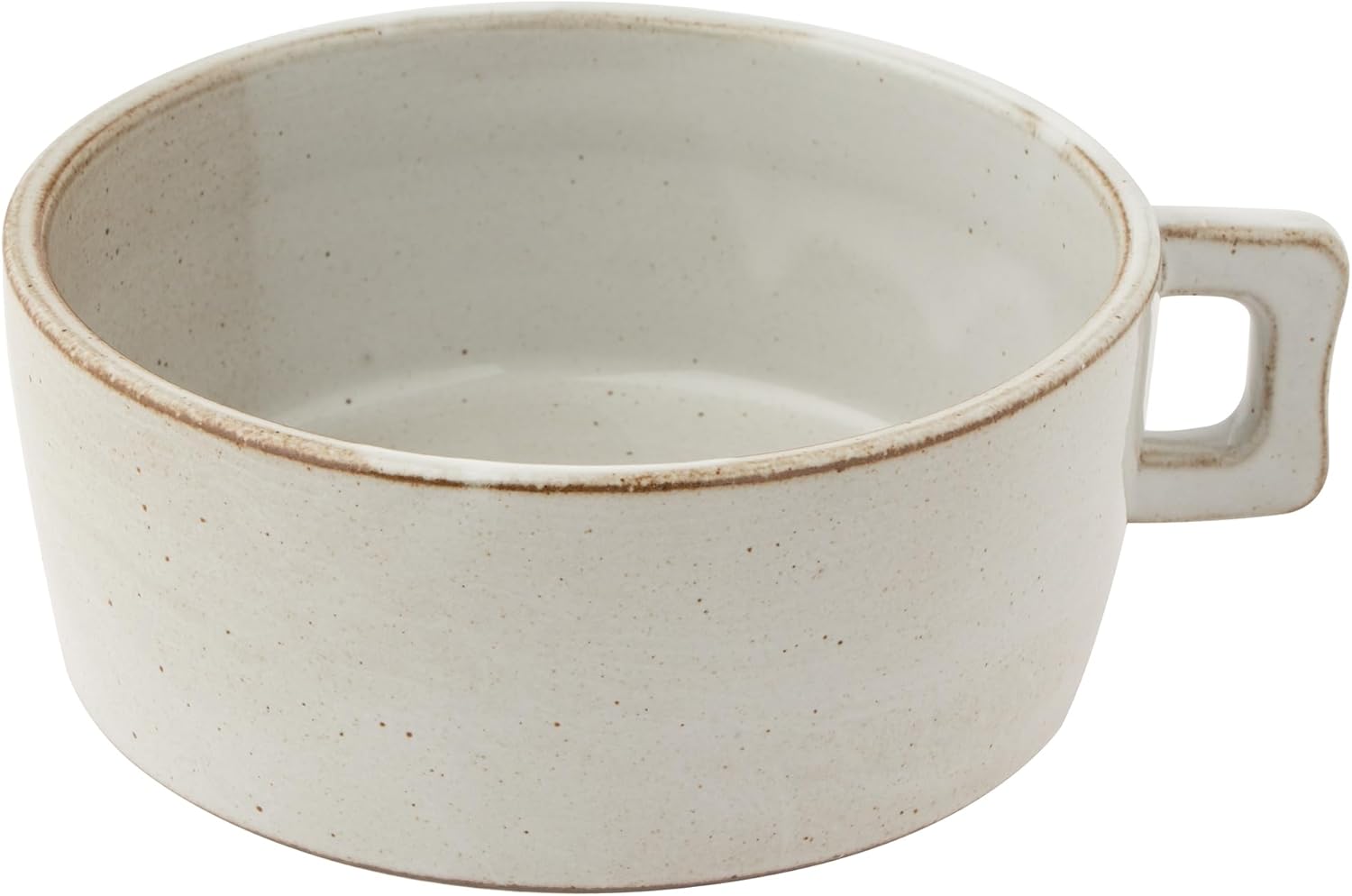 Kamakura Moon Soup Cup 11.8 fl oz (350 ml) Diameter Approx. 4.7 x 2.0 inches (12 x 5 cm) Mino Pottery Japanese Cuisine Cafe Plate Ryokan Restaurant Specifications Tableware Microwave Safe