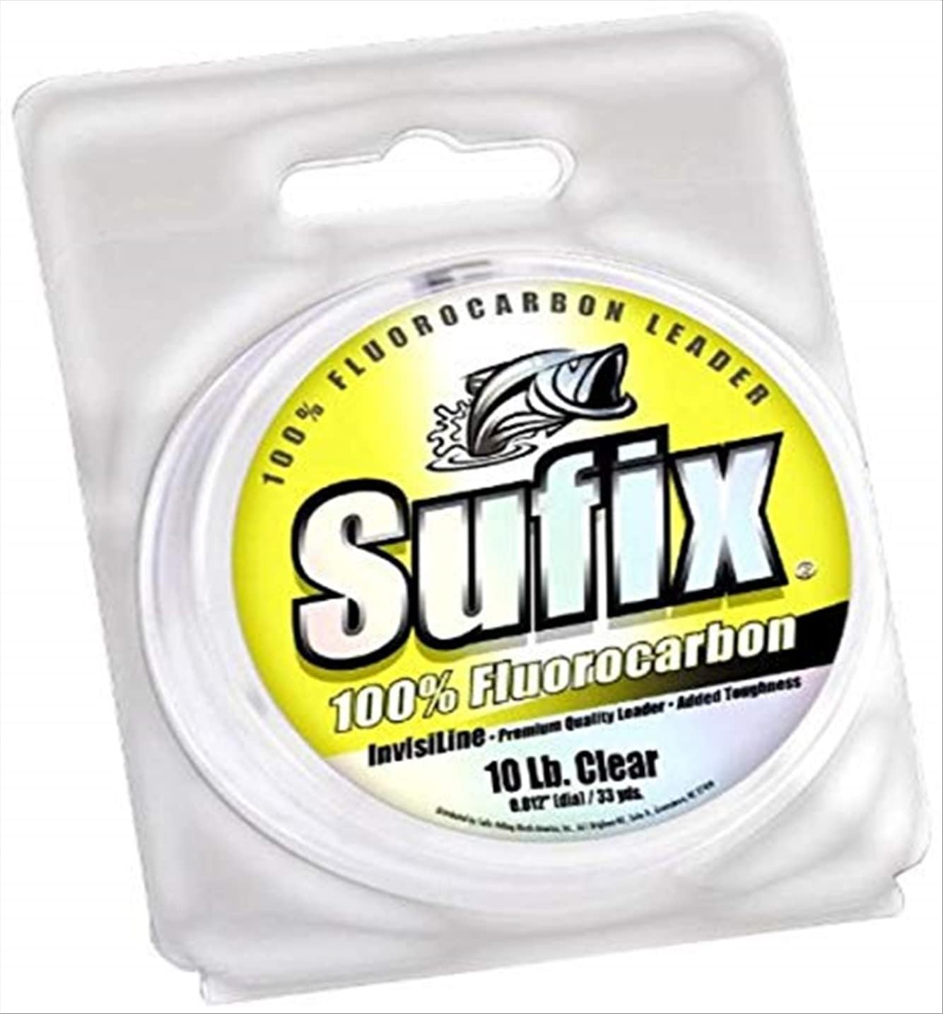 Sufix 33 Yard 100% Fluorocarbon Invisiline Leaders - Clear