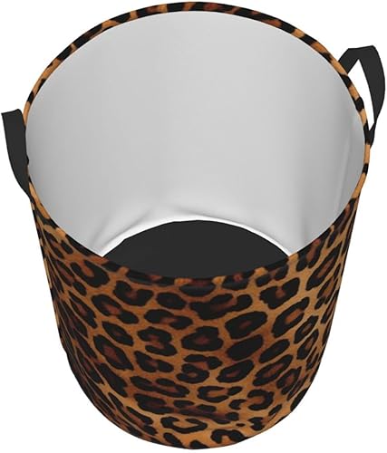 Miniatura 3 de Cool Cheetah Leopard print Circular Hamper Waterproof Storage Bin Organizer Basket Laundry Hamper With Handles For Clothes Toys Medium