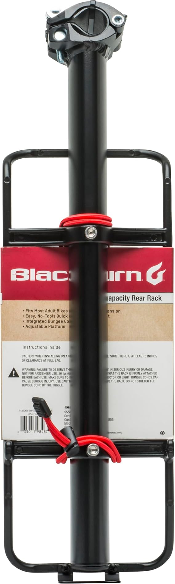 Blackburn 20 Lbs. Capacity Quick Release Rear Bicycle Rack
