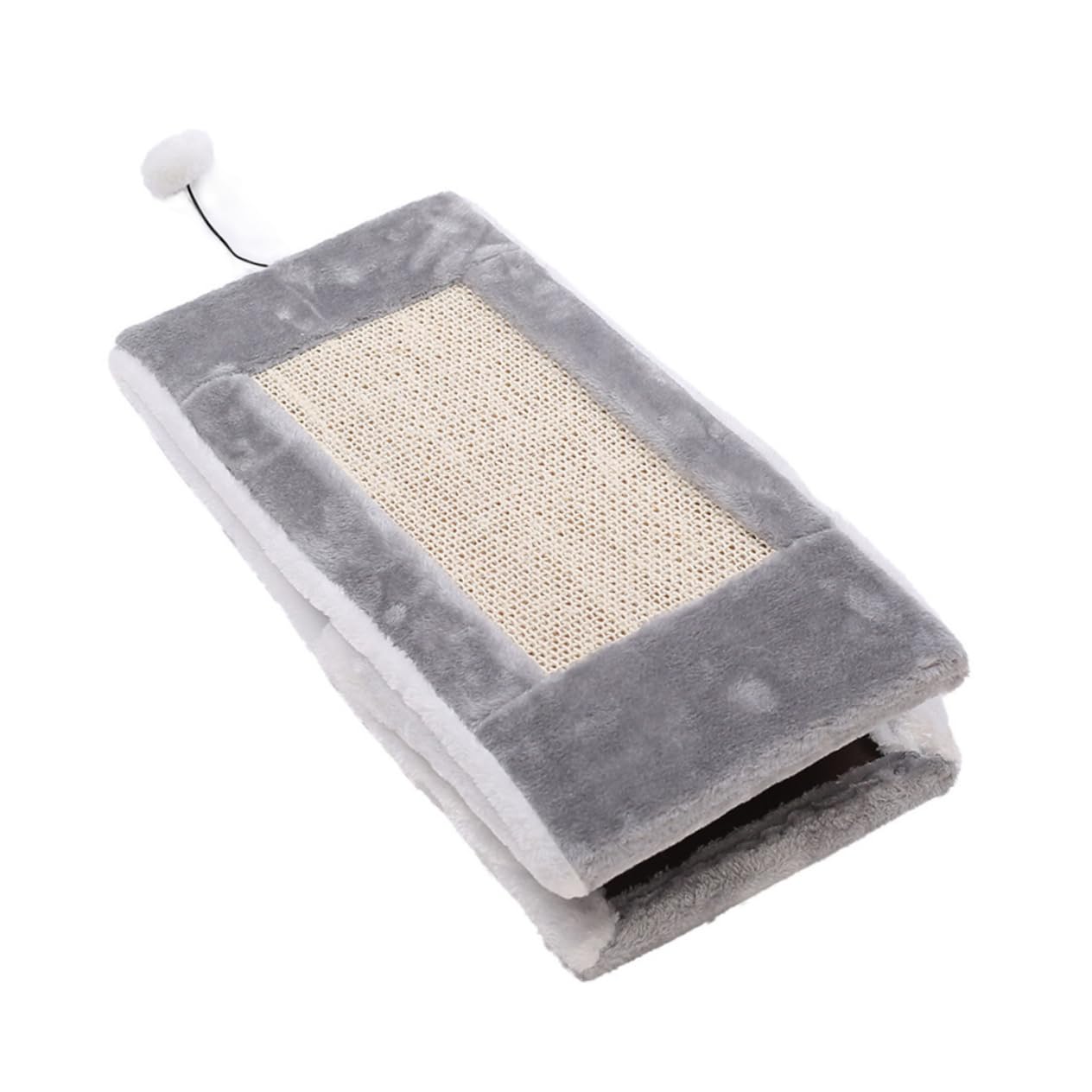 Yardwe Cat Scratch Board Cat Scratching Post Scratcher Scratcher Post Large Claw Grinding Board Wooden Grey