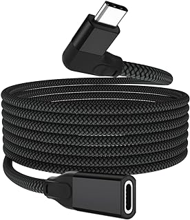 Itramax Right-Angle USB C Extension Cable 1M,10Gbps Type-C 3.1 Gen2 Male to Female Extender,90-Degree USB C Extension Cord for MacBook,Mac,iPad Pro Air 4 5 Mini 6,Nintendo Switch,Steam Deck,Tab S9