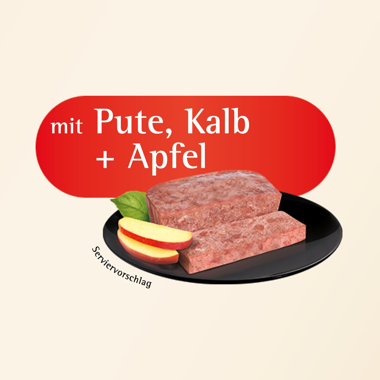 animonda Vom Feinsten Mini Junior Hundefutter nass mit Pute, Kalb und Apfel (32 x 100 g), getreidefreies Welpenfutter ohne Zucker und Soja für kleine Hunderassen