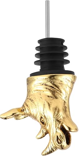 Miniatura 6 de Cabilock Vertedor de vino animal aireador cabeza de rinoceronte tapón de botella de vino profesional boquilla de licor para accesorios de vino