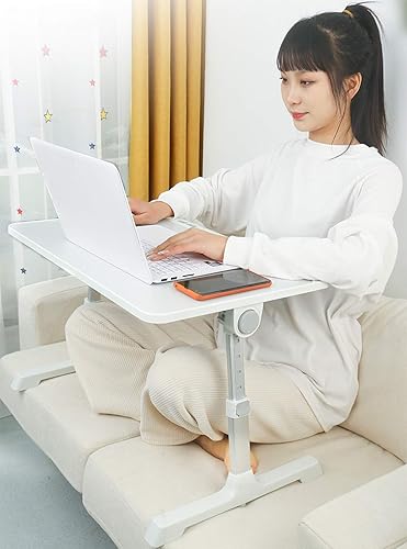 Miniatura 4 de Soporte plegable para laptop, escritorio elevable para laptop, escritorio de estudio portátil, escritorio de oficina pequeño con cajones y ranuras