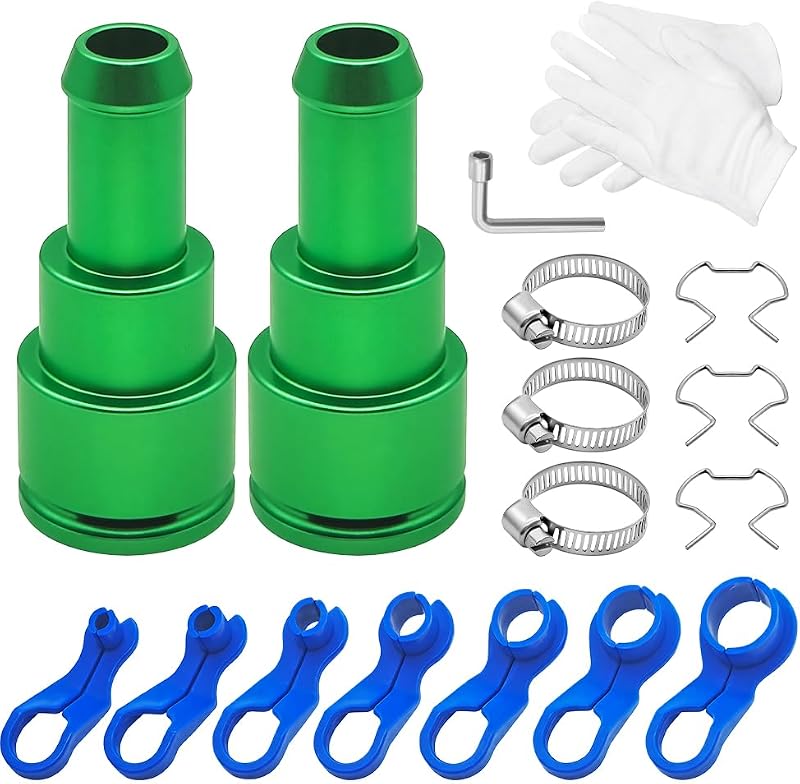 Conectores de Mangueira do Aquecedor Totorock em Alumínio 3/4" para 5/8" – Kit com 2 unidades