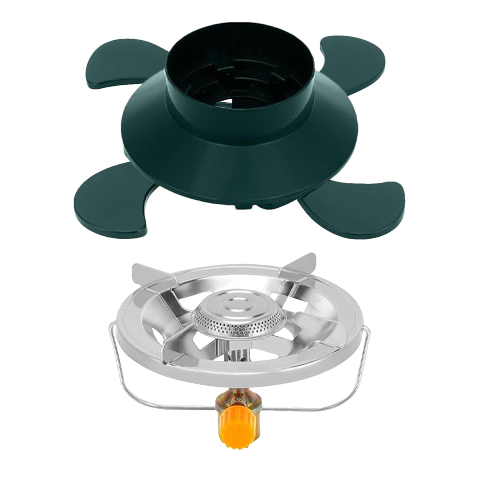 Support de stabilisation pour cartouche avec flamme ajustable pour réchaud de camping
