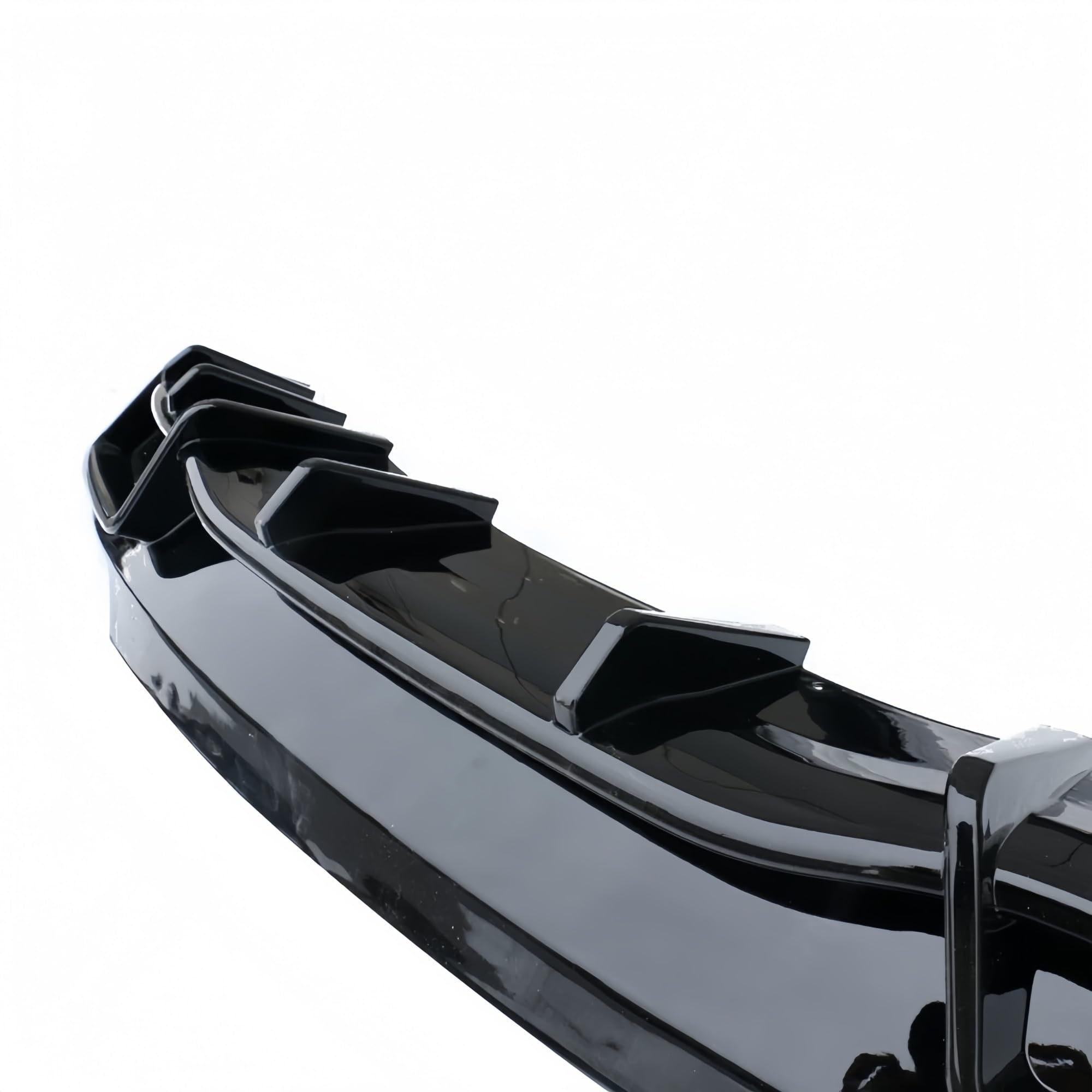 para difusor de Parachoques Trasero Coche para Tesla para Modelo 3 Highland 2024-2025 Cubierta ABS Delantales Protectores Traseros(Carbon Look)
